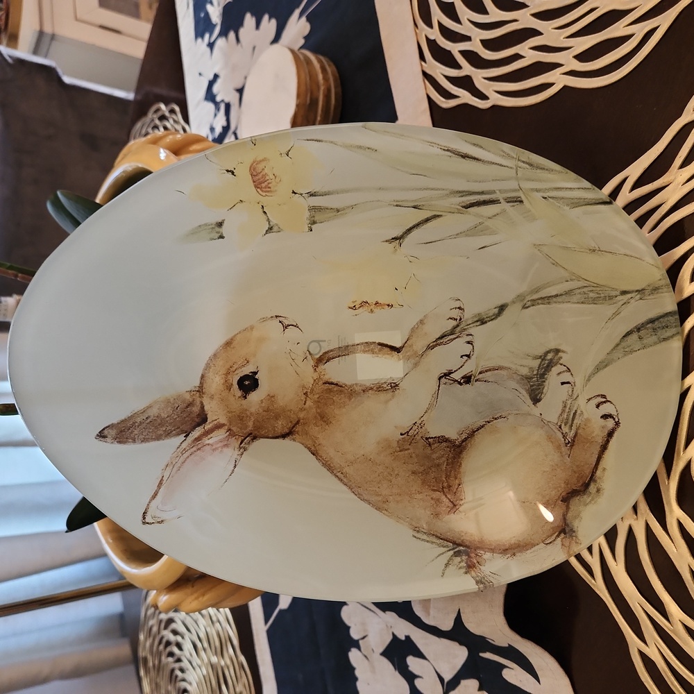 Bunny Egg Platter Set of 2
